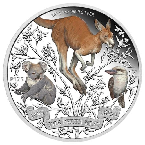 Buy 2024 Australian Perth Mint's 125th Anniversary 4-Coin Silver