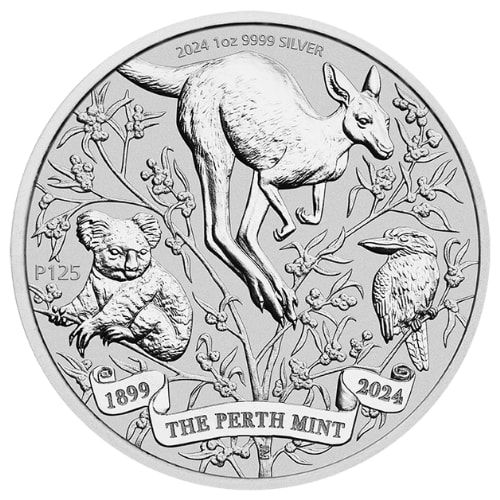 Buy 2024 Australian Perth Mint's 125th Anniversary 4-Coin Silver