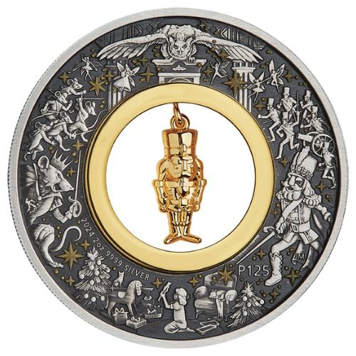 2024\u00202\u0020oz\u0020Australian\u0020Christmas\u0020Nutcracker\u0020Silver\u0020Antique\u0020Coin
