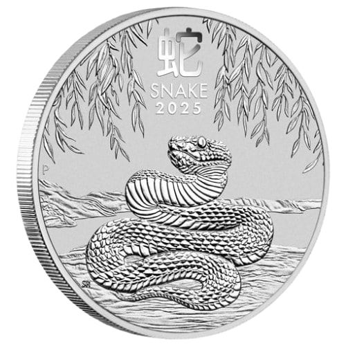 Buy 2025 1 oz Year of the Snake Silver Coin - Lunar Series III