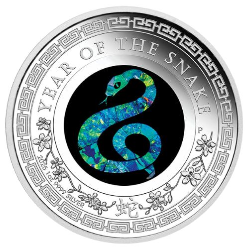 2025\u00201\u0020oz\u0020Opal\u0020Lunar\u0020Series\u0020Year\u0020of\u0020the\u0020Snake\u0020Proof\u0020Silver\u0020Coin