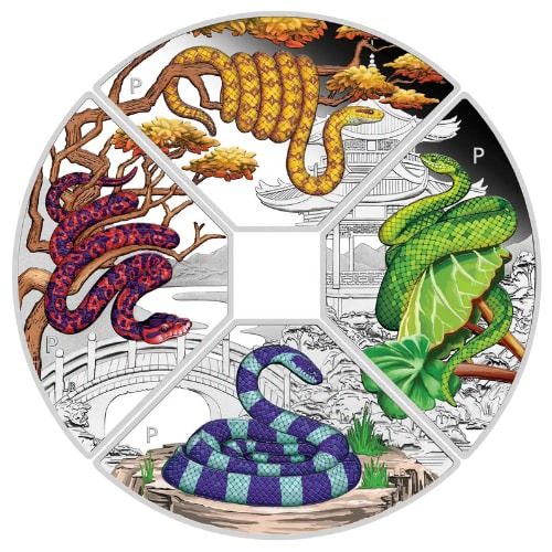 2025\u0020Year\u0020of\u0020the\u0020Snake\u0020Quadrant\u0020\u002D\u00201\u0020oz\u0020Silver\u0020Proof\u0020Colorized\u00204\u002DCoin\u0020Set