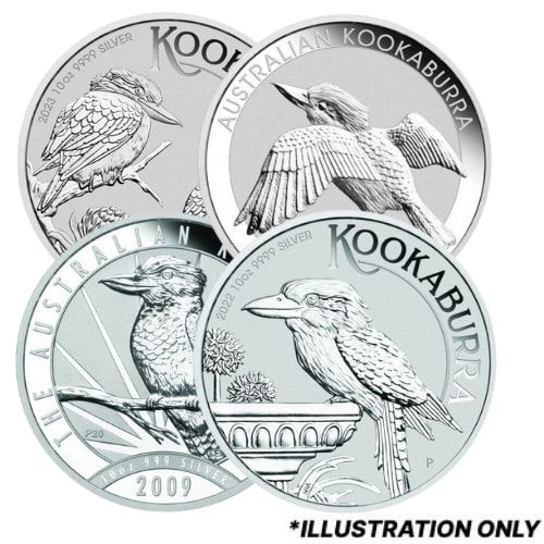 10\u0020oz\u0020Australian\u0020Kookaburra\u0020Silver\u0020Coin\u0020\u002D\u0020Random\u0020Year