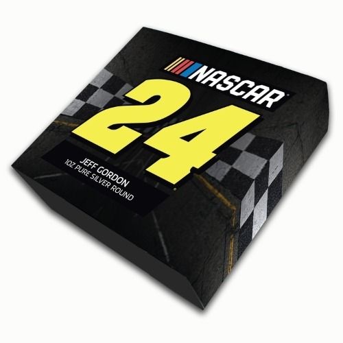 Buy 1 oz Jeff Gordon NASCAR Silver Round | SD Bullion