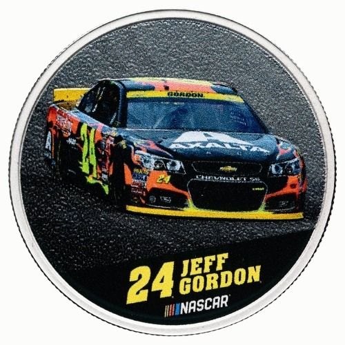 1\u0020oz\u0020Jeff\u0020Gordon\u0020NASCAR\u0020Silver\u0020Round