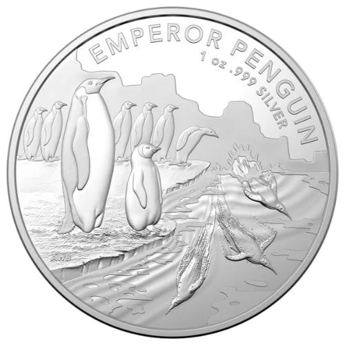 2023\u00201\u0020oz\u0020Emperor\u0020Penguin\u0020Silver\u0020Coin