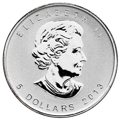 Buy 2013 1 oz Canadian Silver Maple Leaf Coin - with Snake Privy