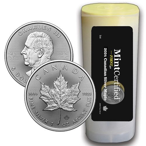 2024\u00201\u0020oz\u0020Silver\u0020Maple\u0020MintCertified\u2122\u0020FIRST30\u0020Coins\u0020\u007C\u0020Sealed\u0020Tube
