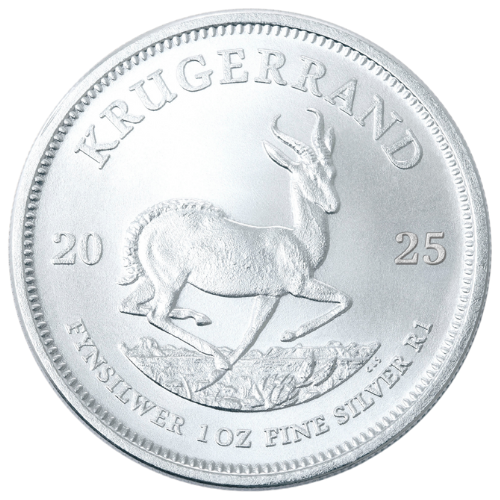 2025\u00201\u0020oz\u0020South\u0020African\u0020Silver\u0020Krugerrand\u0020Coin\u0020BU