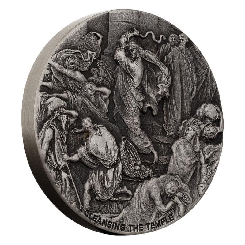 Buy 2022 2 oz Cleansing the Temple Silver Coin - Biblical Series