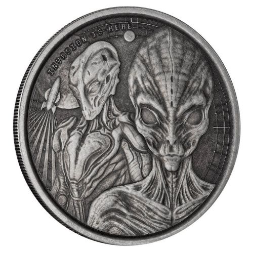 2023\u00201\u0020oz\u0020Invasion\u0020is\u0020Here\u0020Proof\u0020Antique\u0020Silver\u0020Coin\u0020\u002D\u0020Alien\u0020Series