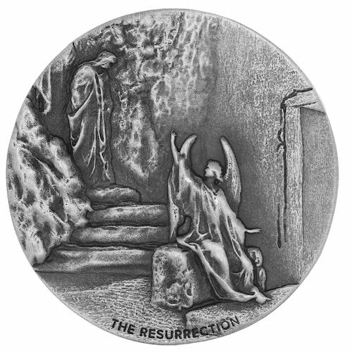 2024\u00202\u0020oz\u0020The\u0020Resurrection\u0020Antique\u0020Silver\u0020Coin\u0020\u002D\u0020Biblical\u0020Series\u0020