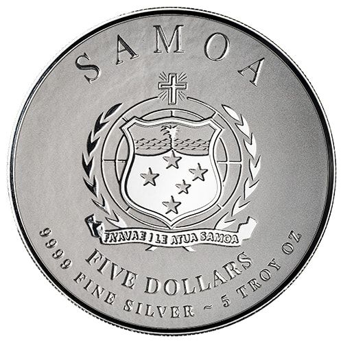 Roman Silver Coins 全5巻セット JULIUS CAESAR Roman Empire 1 Oz Silver Coin 5$ Cook Islands 2021