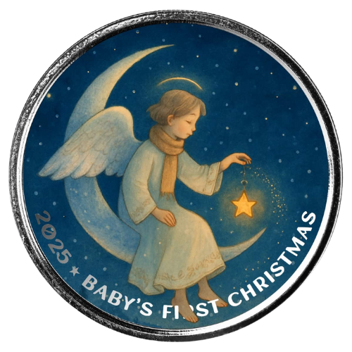 1\u0020oz\u0020Angel\u0020and\u0020Star\u0020Baby\u0027s\u0020First\u0020Christmas\u0020Colored\u0020Silver\u0020Round