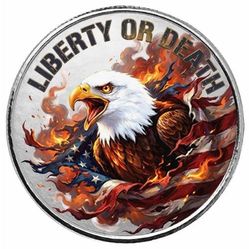 1\u0020oz\u0020Liberty\u0020Or\u0020Death\u0020Colorized\u0020Silver\u0020Round