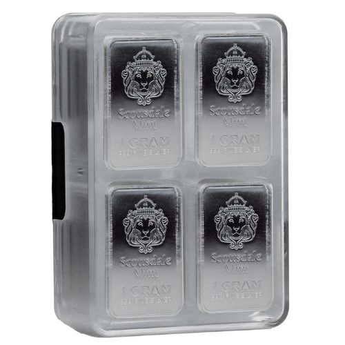 100 x 1 Gram Scottsdale Mint Silver Bars - Silver Prepper Box