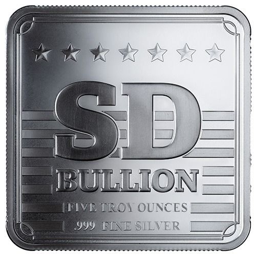 Buy oz SD Bullion Cross and Flag Square Silver Bars SD Bullion