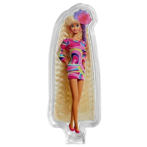 2024 1 oz Barbie Totally Hair Proof Silver Coin