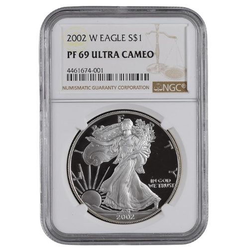 2002\u002DW\u0020NGC\u0020PF\u002D69\u00201\u0020oz\u0020American\u0020Silver\u0020Eagle\u0020Proof\u0020Coin