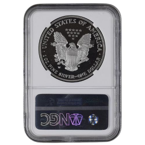 2002-W NGC PF-69 1 oz American Silver Eagle Proof Coin