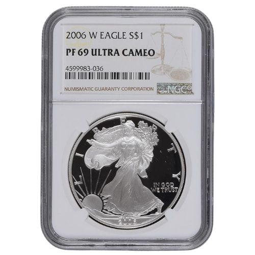 2006\u002DW\u0020NGC\u0020PF\u002D69\u00201\u0020oz\u0020American\u0020Silver\u0020Eagle\u0020Proof\u0020Coin