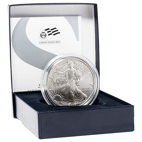 2007\u002DW\u00201\u0020oz\u0020American\u0020Silver\u0020Eagle\u0020Burnished\u0020Coin
