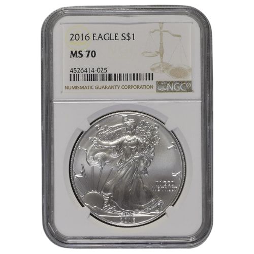 2016\u0020NGC\u0020MS\u002D70\u00201\u0020oz\u0020American\u0020Silver\u0020Eagle\u0020Coin\u0020\u002D\u0020Brown\u0020Label