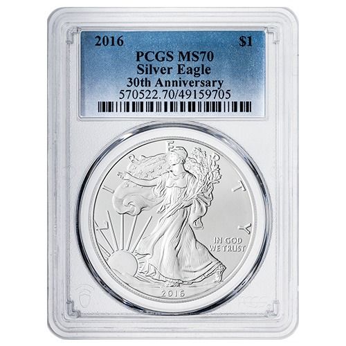 2016\u0020PCGS\u0020MS\u002D70\u00201\u0020oz\u0020American\u0020Silver\u0020Eagle\u0020Coin\u0020\u002D\u0020Standard\u0020Label\u0020