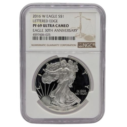 2016\u002DW\u0020NGC\u0020PF\u002D69\u00201\u0020oz\u0020American\u0020Silver\u0020Eagle\u0020Proof\u0020Coin