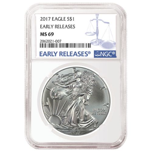 2017\u0020NGC\u0020MS\u002D69\u0020Early\u0020Releases\u0020American\u0020Silver\u0020Eagle\u0020Coin