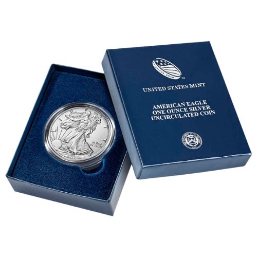2017\u002DW\u00201\u0020oz\u0020American\u0020Silver\u0020Eagle\u0020Burnished\u0020Coin\u0020with\u0020Box\u0020and\u0020COA