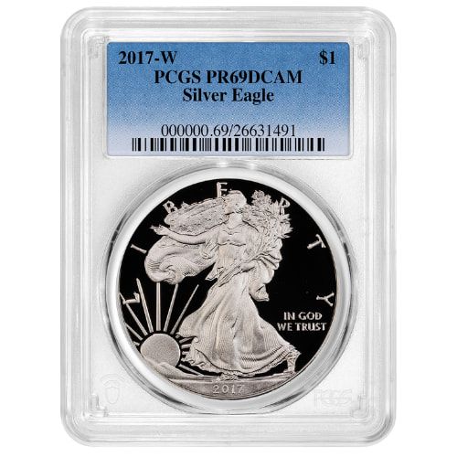 2017\u002DW\u0020PCGS\u0020PR\u002D69\u00201\u0020oz\u0020American\u0020Silver\u0020Eagle\u0020Proof\u0020Coin