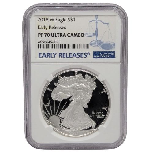 2018\u002DW\u0020NGC\u0020PF\u002D70\u0020Early\u0020Releases\u00201\u0020oz\u0020American\u0020Silver\u0020Eagle\u0020Proof\u0020Coin