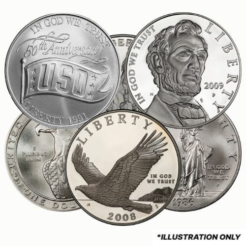 US\u0020\u00241\u0020Commemorative\u002090\u0025\u0020Silver\u0020Coin\u0020\u002D\u0020BU\u002FProof\u0020\u002D\u0020Random\u0020Year