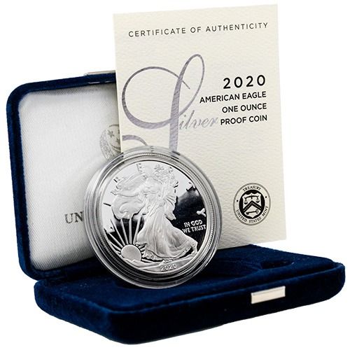 2020\u00201\u0020oz\u0020American\u0020Silver\u0020Eagle\u0020Proof\u0020Coin\u0020w\u002FBox\u0020\u0026\u0020COA