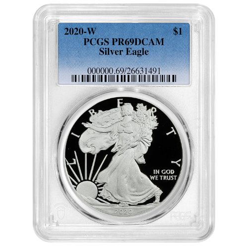 2020\u002DW\u0020PCGS\u0020PR\u002D69\u00201\u0020oz\u0020American\u0020Silver\u0020Eagle\u0020Proof\u0020Coin