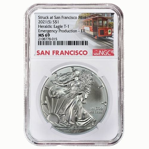 2021\u0020\u0028S\u0029\u0020NGC\u0020MS\u002D69\u0020Early\u0020Releases\u0020American\u0020Silver\u0020Eagle