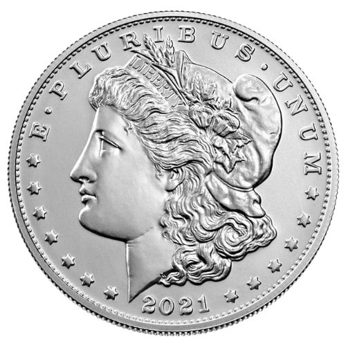 2021-O Morgan Dollar Silver Coin with Box & COA 