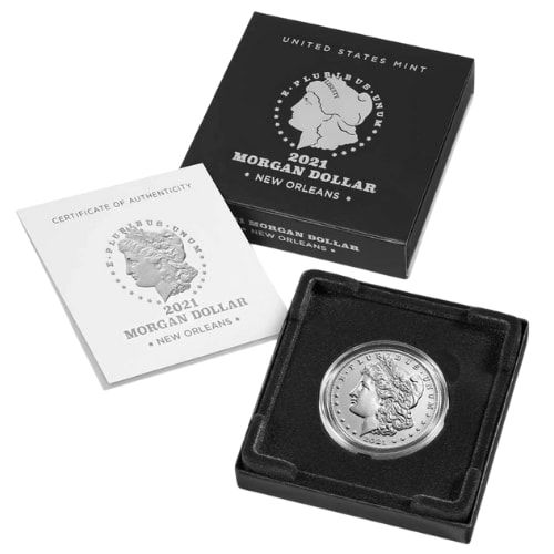 2021\u002DO\u0020Morgan\u0020Dollar\u0020Silver\u0020Coin\u0020with\u0020Box\u0020\u0026\u0020COA\u0020