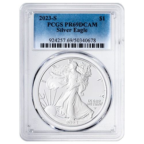2023\u002DS\u0020PCGS\u0020PR\u002D69\u00201\u0020oz\u0020American\u0020Eagle\u0020Silver\u0020Proof\u0020Coin