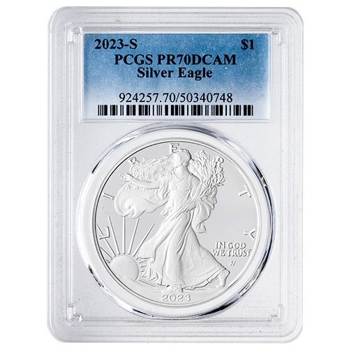 2023\u002DS\u0020PCGS\u0020PR\u002D70\u00201\u0020oz\u0020American\u0020Eagle\u0020Silver\u0020Proof\u0020Coin