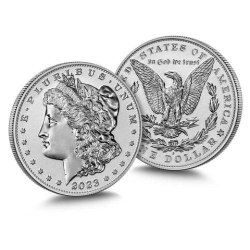 2023 Morgan and Peace Silver Dollar Reverse Proof Set (Box & COA)