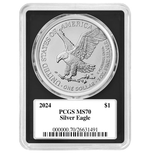 Buy 2024 Celebrity Mint PCGS MS-70 1 oz American Silver Eagle Coin
