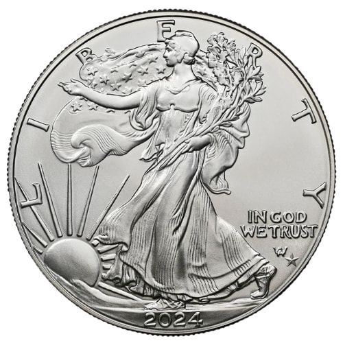 2024-(P) Star Privy 1 oz American Silver Eagle Coins BU (Buy 19, Get 1 Free)