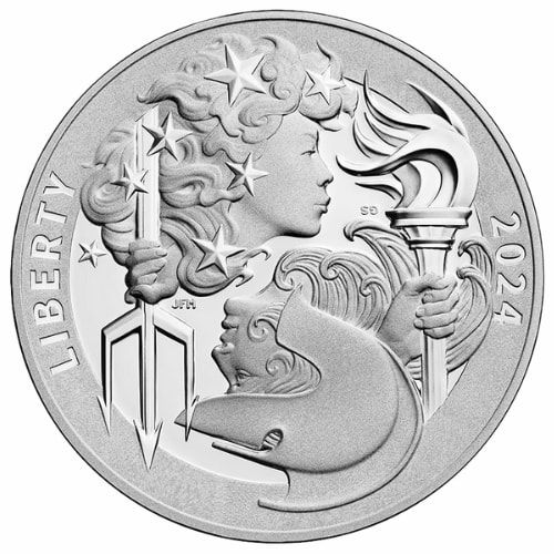 Buy 2024-P NGC PF-70 First Day of Issue US Mint 1 oz Liberty and