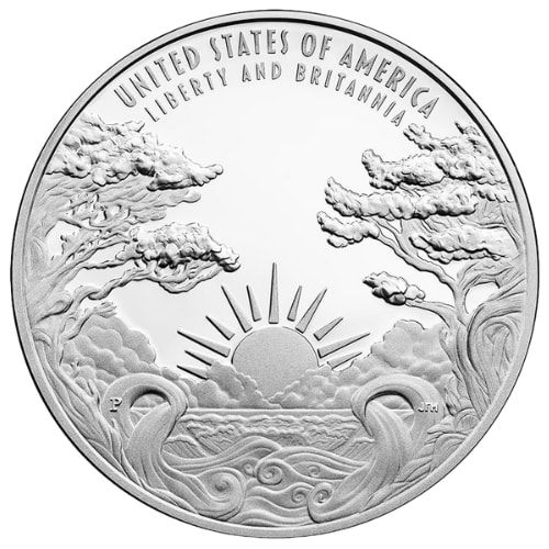 Buy 2024-P US Mint 1 oz Liberty and Britannia Proof Silver Medal w