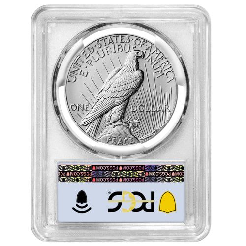 2024 PCGS MS-70 First Day of Issue Peace Dollar Silver Coin