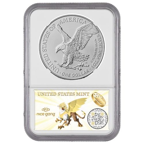 2025-(P) NGC MS-69 One of First 50,000 Issued Eagle Privy 1 oz American Silver Eagle Coin