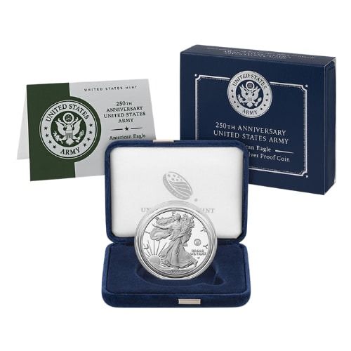 2025-W US Army Privy 1 oz American Silver Eagle Proof Coin