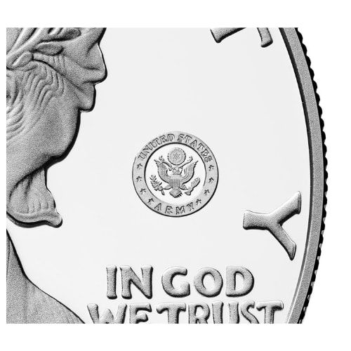 Buy 2025-W PCGS PR-70 First Day of Issue US Army Privy 1 oz